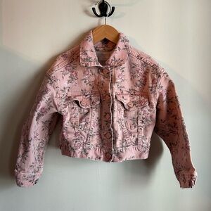 GAP x LoveShackFancy Pink Floral Jacket